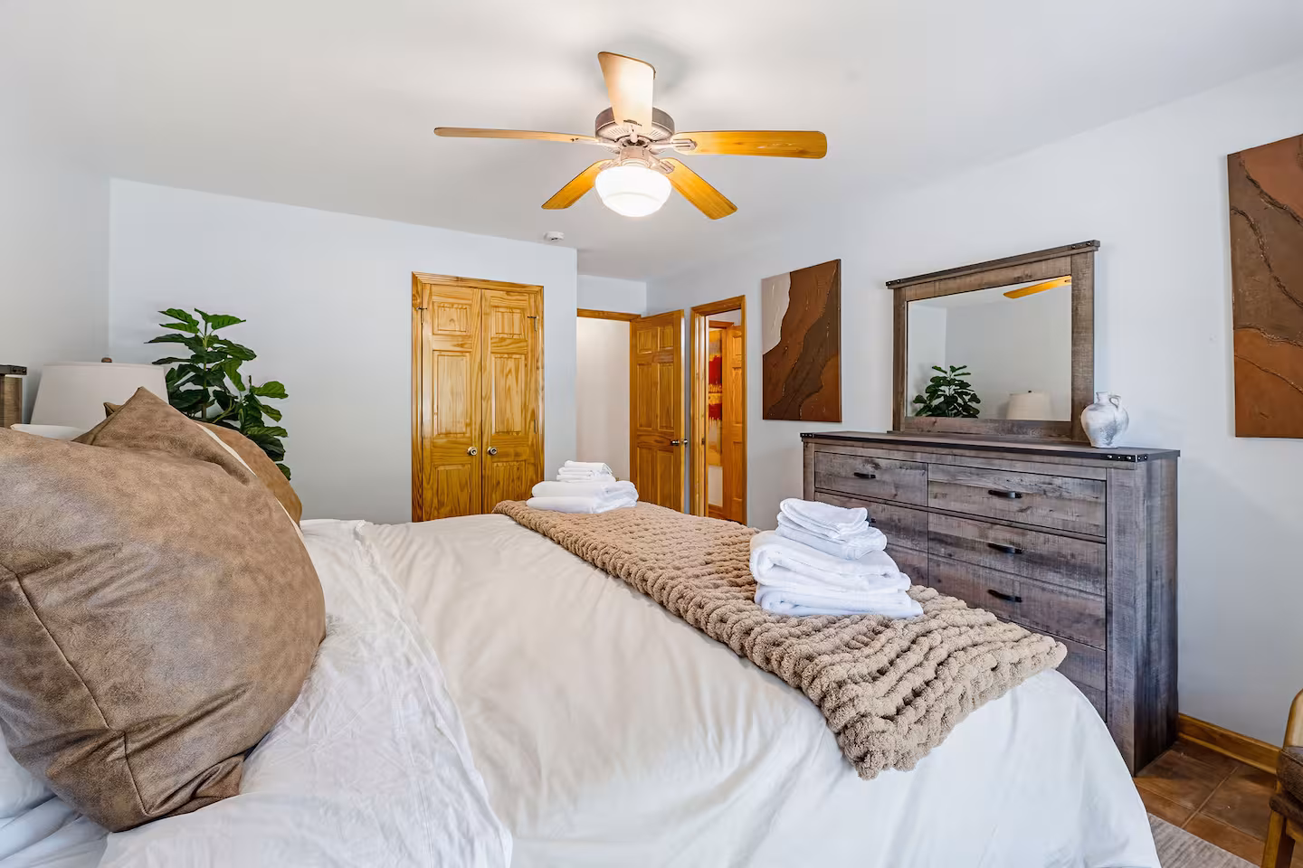 Master bedroom suite